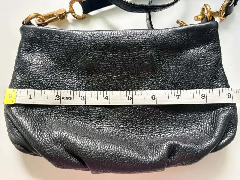 Marc by Marc Jacobs Standard Supply Workwear Black Leather Crossbody Bag